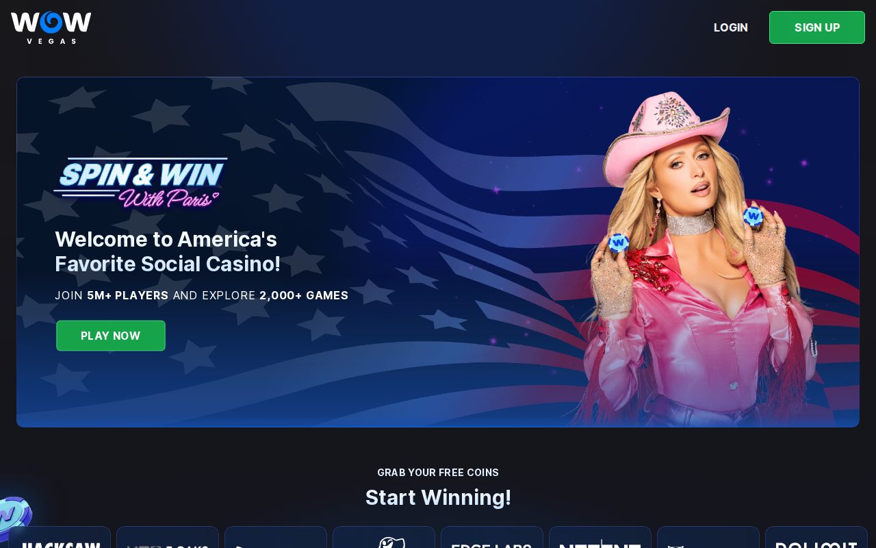 Wow Vegas casino lobby (US)