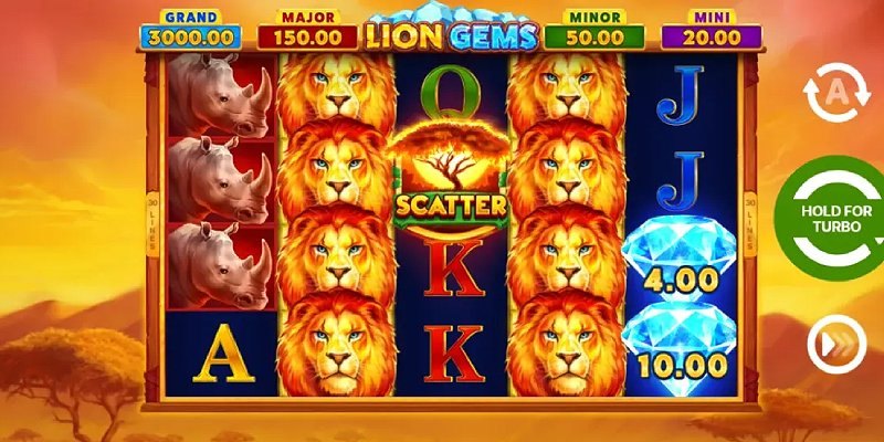 Lion Gems: Hold and Win slot